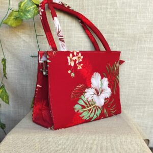 Scarlet Red Medium Tote Bags